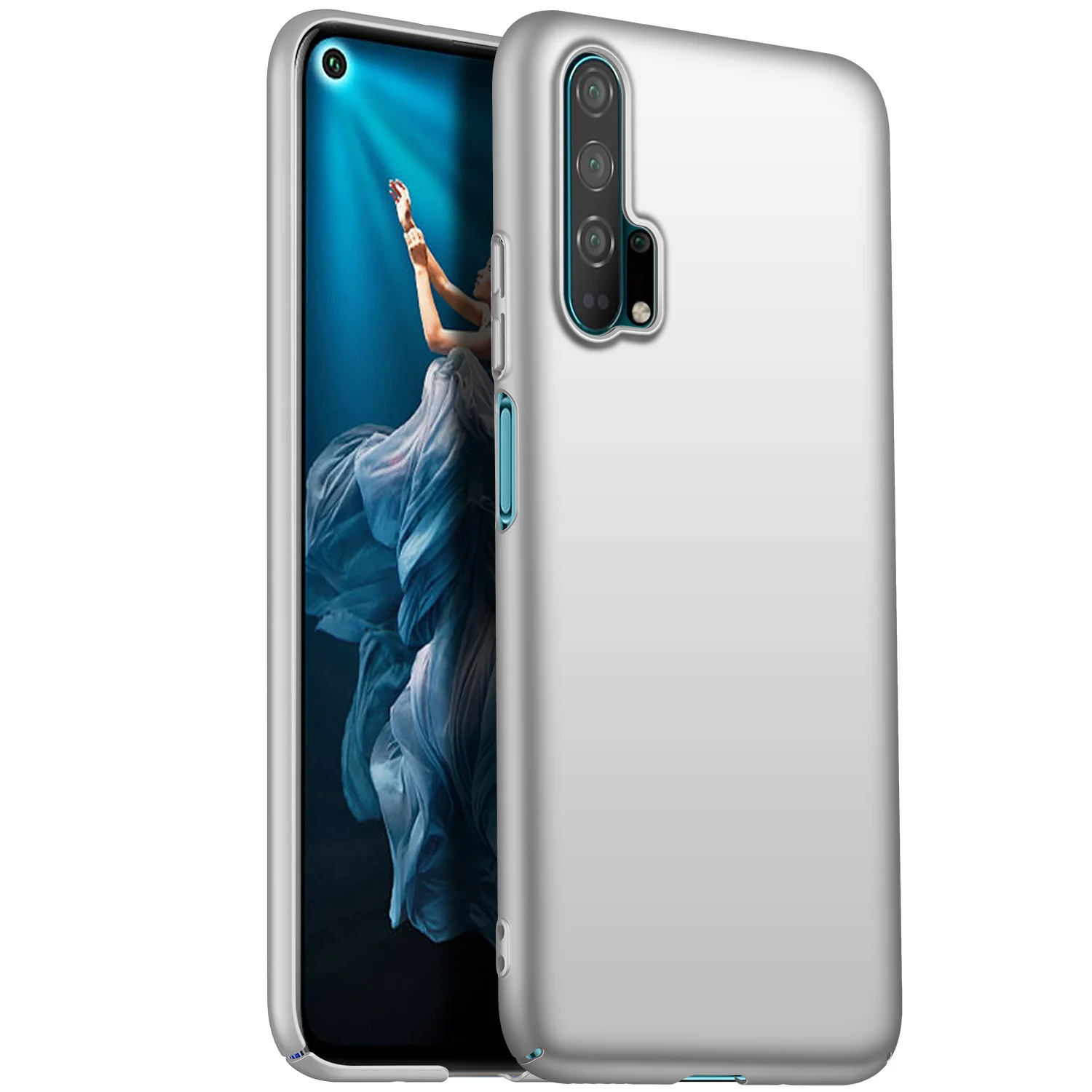 silver Для huawei honor 20 Pro Чехол роскошный высококачественный Жесткий ПК Тонкий матовый защитный чехол на заднюю панель для huawei honor 20 20pro honor 20 - Цвет: silver