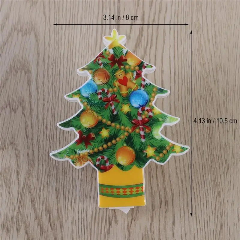 Мини светящаяся Рождественская елка светодиодная подсветка ночник