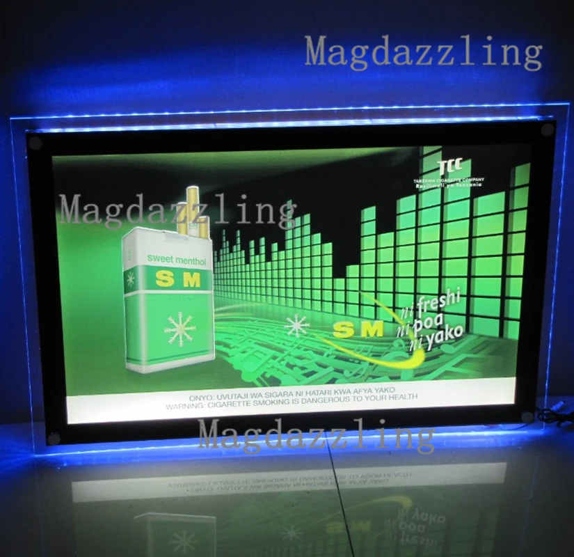 Односторонний подвесной RGB светодиодный дисплей для окон A1 изменяющий цвет