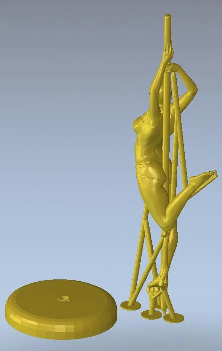 3d модель рельef для ЧПУ или 3D принтеров в формате STL статуя dancer_2|3d model relief|3d relief modelfor