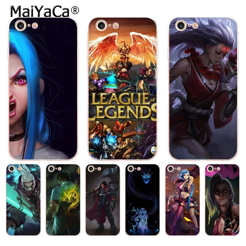 MaiYaCa ol League of Legends jinx в продаже роскошные классные аксессуары для телефона чехол