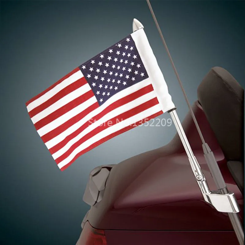 Багажная стойка с креплением для флага США премиум класса Honda Goldwing 1800|Накладки и