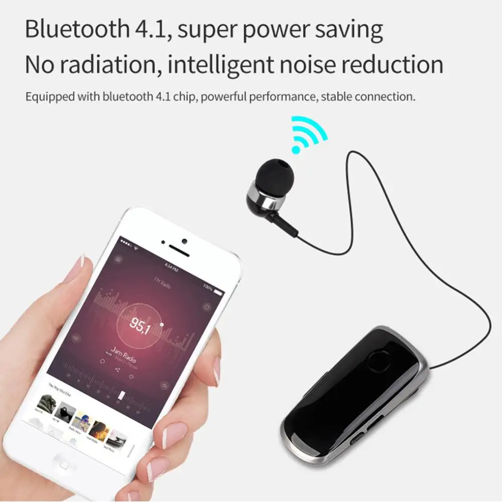 Миниатюрные портативные наушники K39 беспроводные Bluetooth 4 1 вкладыши гарнитура с