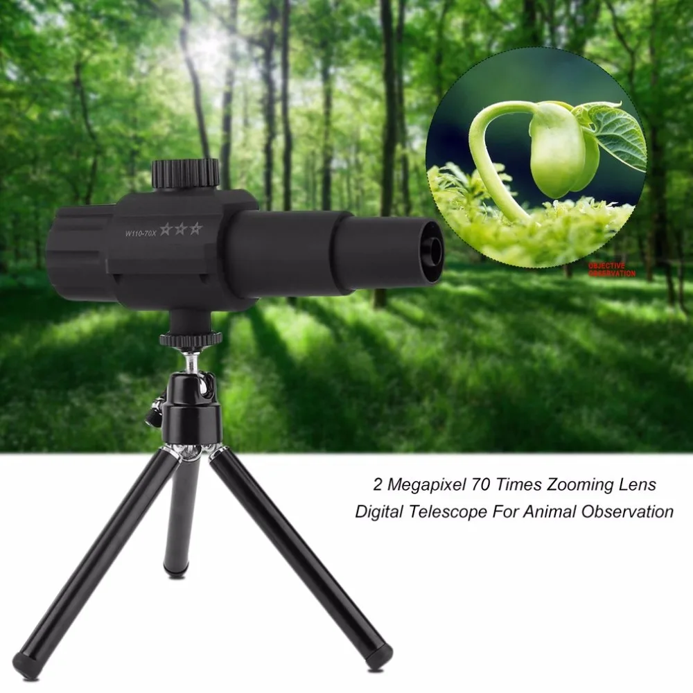 

2 Megapixel 70 Times Zooming Lens Digital Smart Telescope Hunting Professional Animal Observation Outdoor Adjustable ZOOM