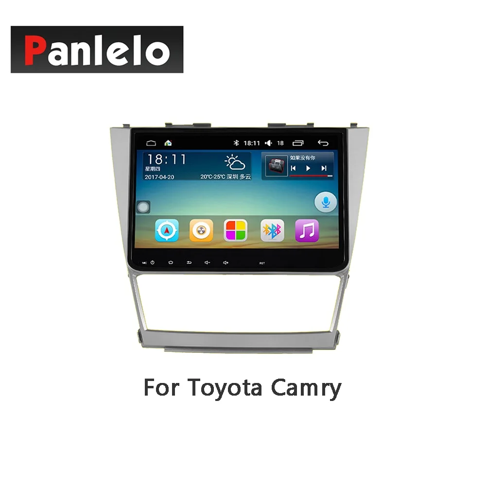 TY09-Camry Panlelo Android 7,1 стерео 2 Din 10,2 дюймов для Toyota Corolla VIOS YARiS L Land Cruiser RAV4 Lewin Camry Prado Highlander - Цвет: TY09-Camry