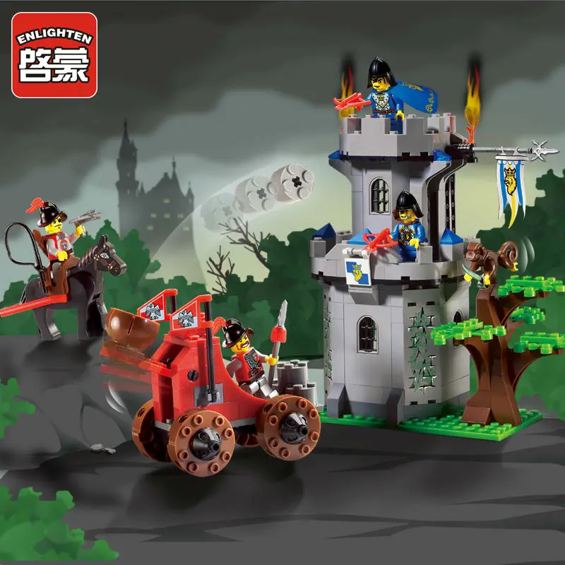 Средневековый Лев тематика &quotрыцарский замок&quot перевозки строительные блоки
