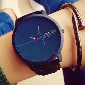 Новый моды случайные мужские часы бизнес случайный спортивный личности панк