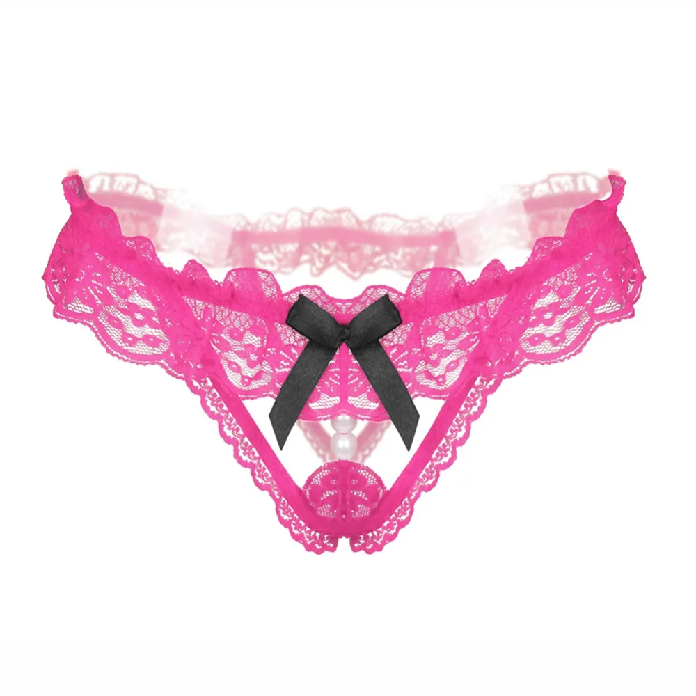 Для женщин Пояс верности G Строка открытые трусики с вырезами бант Эротическое