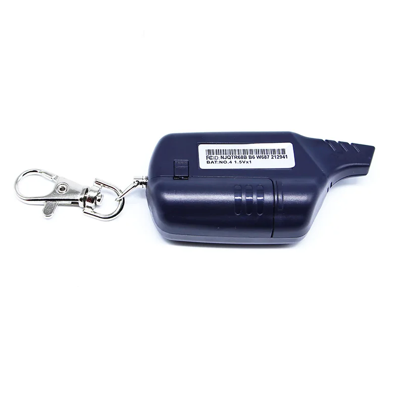 

B6 Twage LCD Remote Control Key Fob +Silicone Case for starline B6 car remote controller two way car alarm system