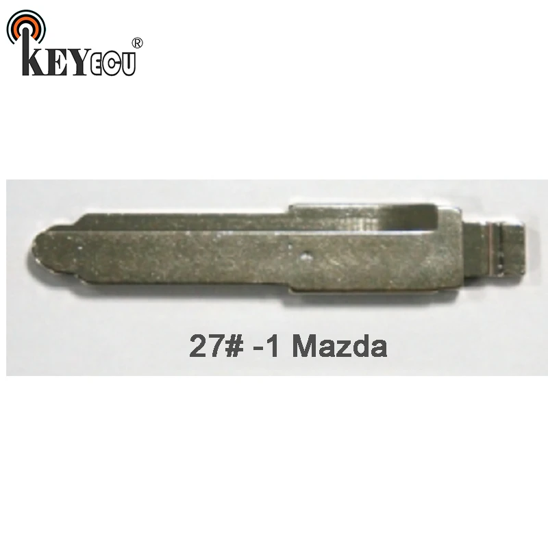 

KEYECU 25x KEYDIY Универсальные пульты Flip Key Blade 27 #-1 , Maz24R для Mazda