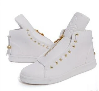 Hot Sale Latest Ver Men Shoes Leather High-Top Shoe Fashion Man Hip-hop  Shoes Sapatos Male Zapato Sapato Flat Schuh Casual Shoes | Обувь |  АлиЭкспресс