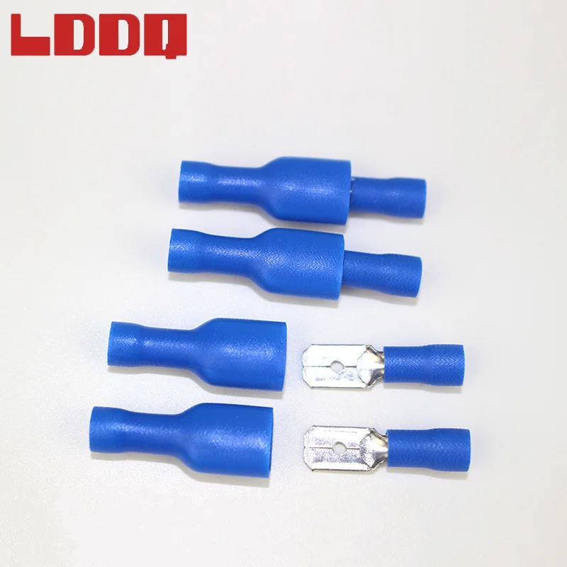 Комплект обжимных клемм LDDQ Spade папа и мама соединители для проводов faston 16 14AWG