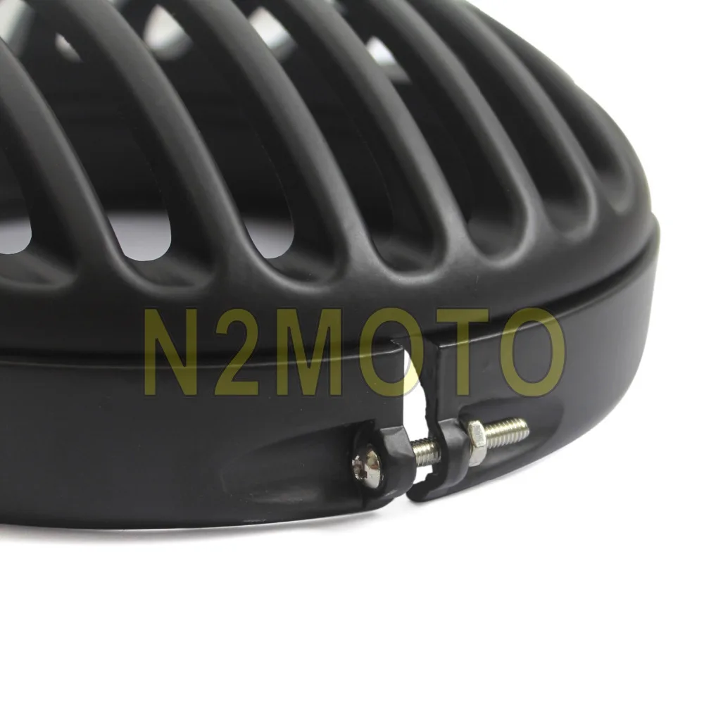 Мотоцикл 5,7" Фара 5 3/4 фары решетка крышка универсальный для Harley Sportster Touring тормозной XL883 XL1200 черный