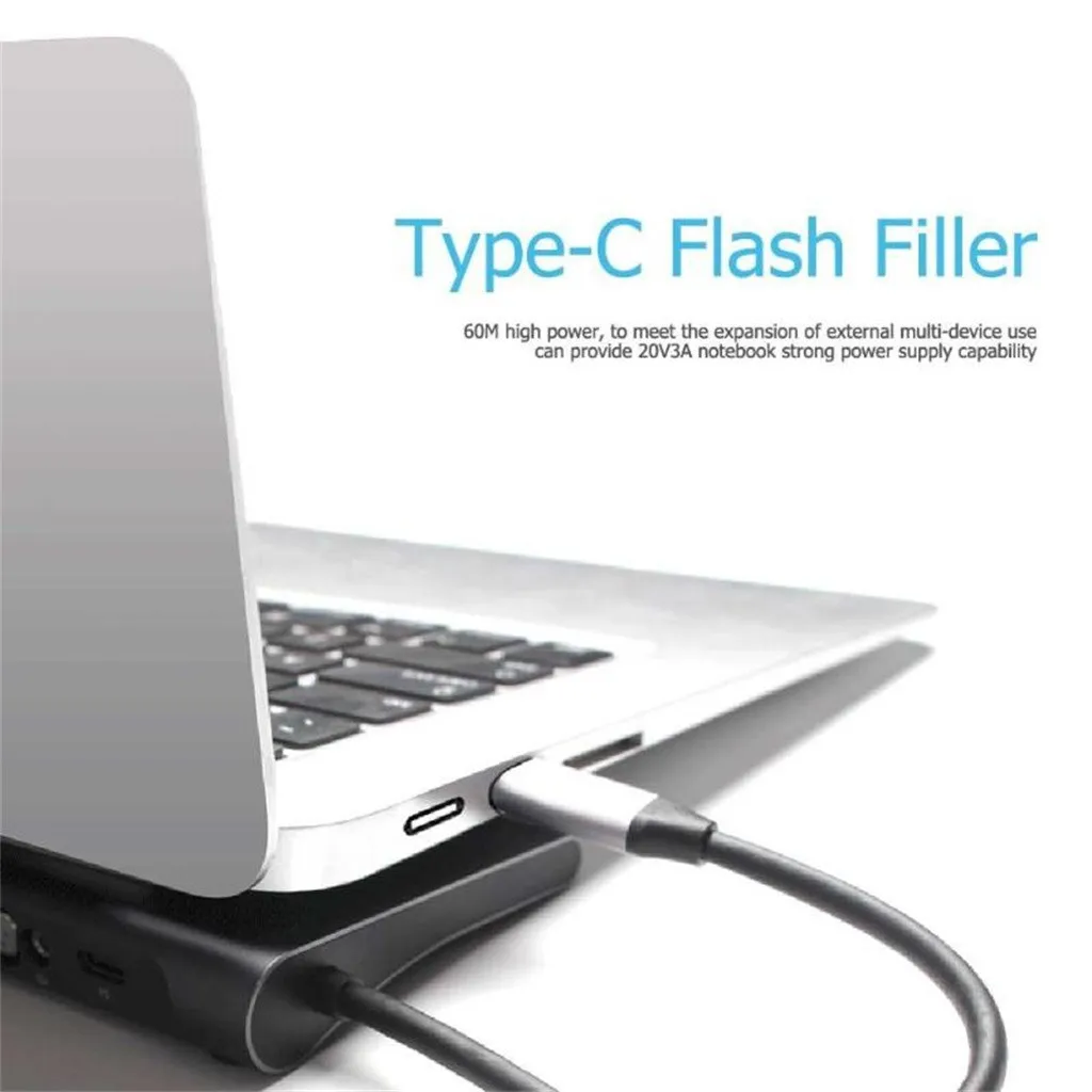 Алюминиевый 11 в 1 концентратор USB Type C к USB3.0 TF HDMI VGA RJ45 Мини DP док станция адаптер для
