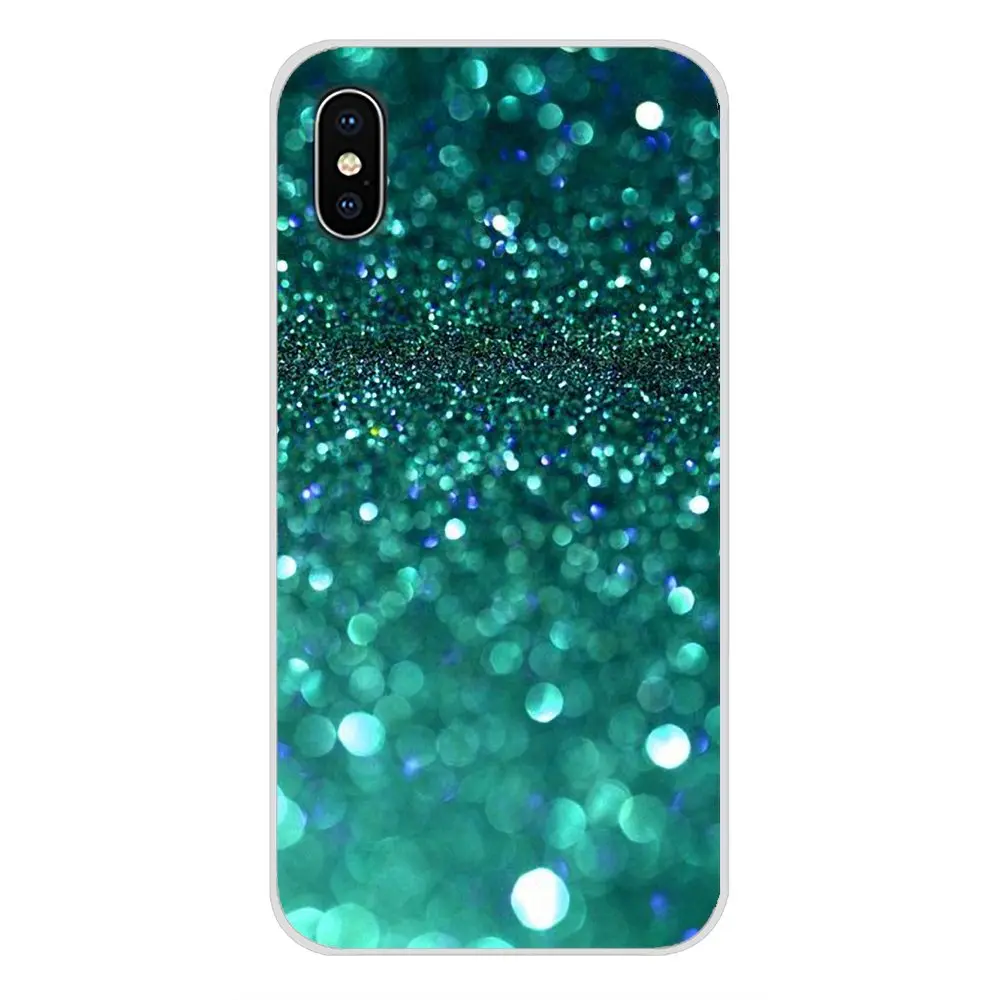 Изумительные Синие Блестящие чехлы для телефонов Samsung Galaxy S4 S5 MINI S6 S7 edge S8 S9 S10 Plus Note