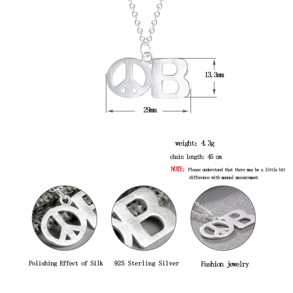 Chandler Peace Sign Pendant Necklace For Choker Round Crux de Sanctus Petrus Religious Ethic Long Chian Chokers Trendy Bijoux | Украшения и