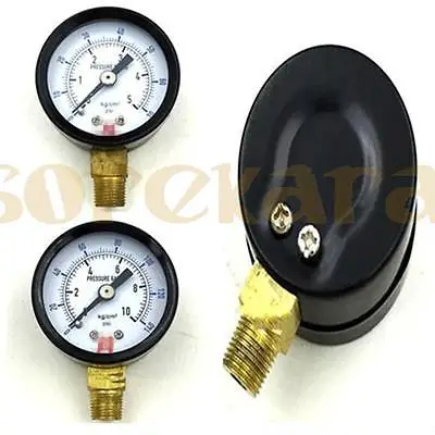 40 мм G1/" 0-70/140 PSI воздушный компрессор манометр лицо радиальное крепление пневматический