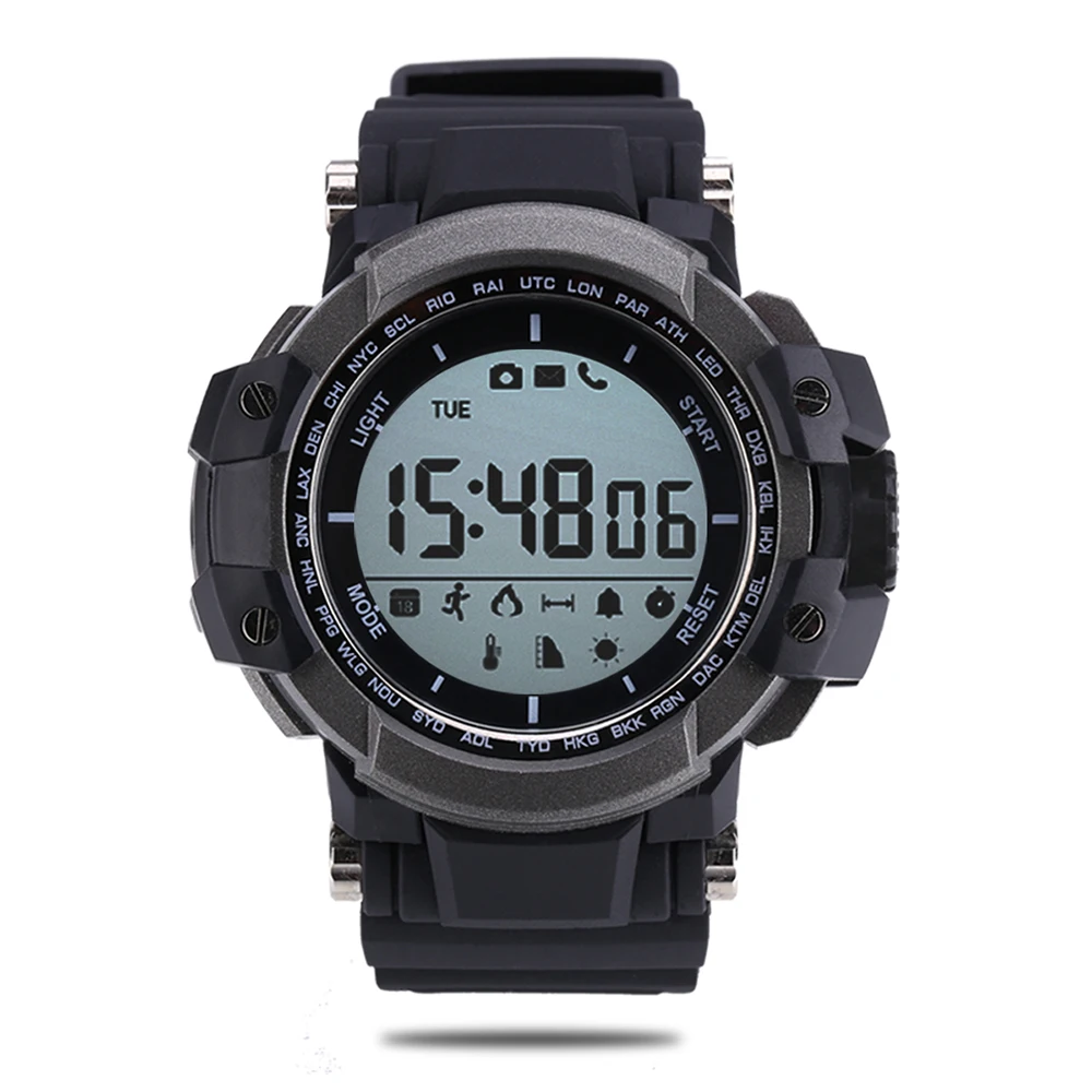 Zeblaze мышцы SmartWatch Bluetooth 4.0 удаленных Камера потребление калорий вызова напоминание