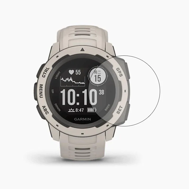 Защитная пленка для экрана из закаленного стекла Garmin instinct Tide/Tactical/Esports Solar Camo/Surf