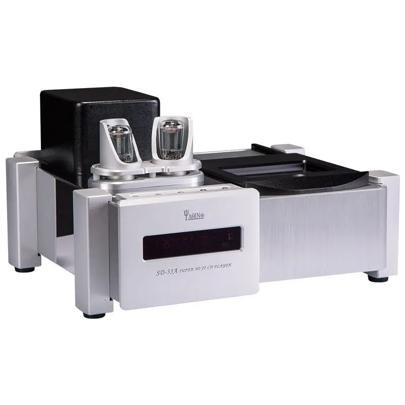 

YAQIN SD-35A 6N8P Top Loading Valve Vacuum Tube CD Player 32A 120v-240V Hi-End power stereo audio hifi HDCD CD Player 110~240V