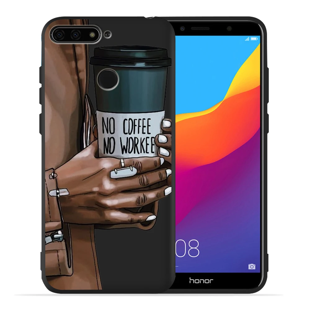 High heels Girl Flower Phone Case For Huawei Honor 20 Lite View 20 20Pro 10 Lite 9 Lite 10 9 8 8x 8c 8 Lite Capa Etui - Цвет: 08