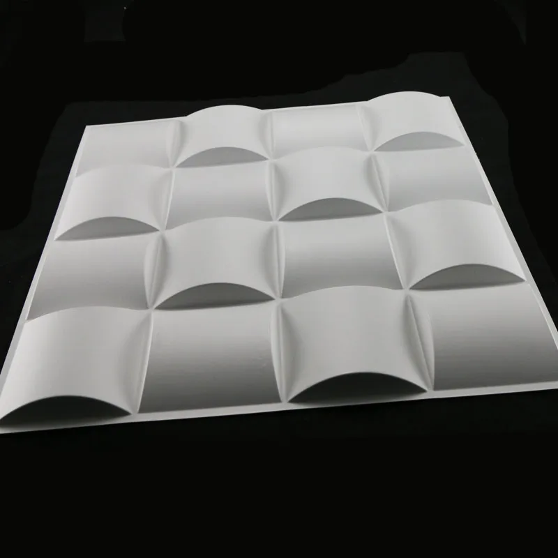 Новое поступление, Современная Экологичная Прочная ПВХ 3d настенная панель для домашнего декора 50*50 см, супер легкая 3D настенная доска