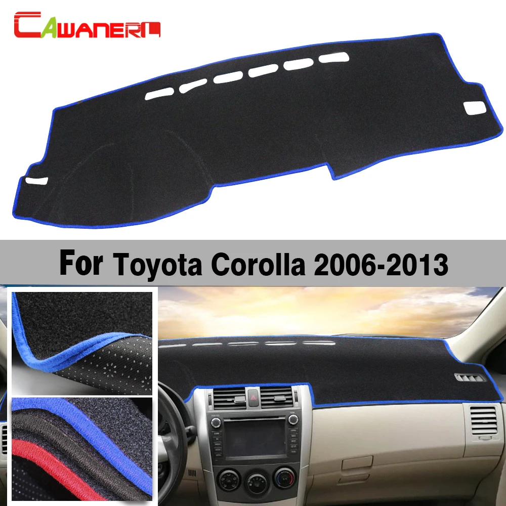 Чехол для приборной панели автомобиля коврик защиты светильник салона Toyota Corolla