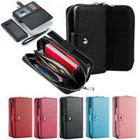 luxury litchi leather magnet wallet case for samsung galaxy s21 s20 s8 s9 s10 plus s7edge note 8 9 10 pro note20 ultra cover