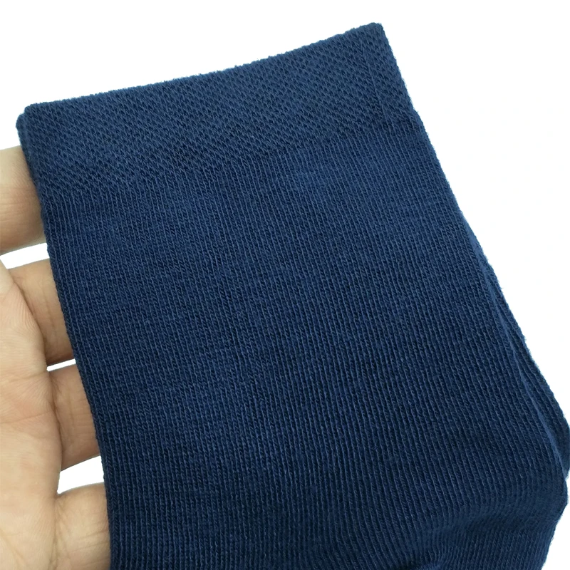 10 Pairs/lot Men Socks Solid Dark Blue Cotton Dress Ankle Suitable for Spring and Autumn Item AS03 | Мужская одежда