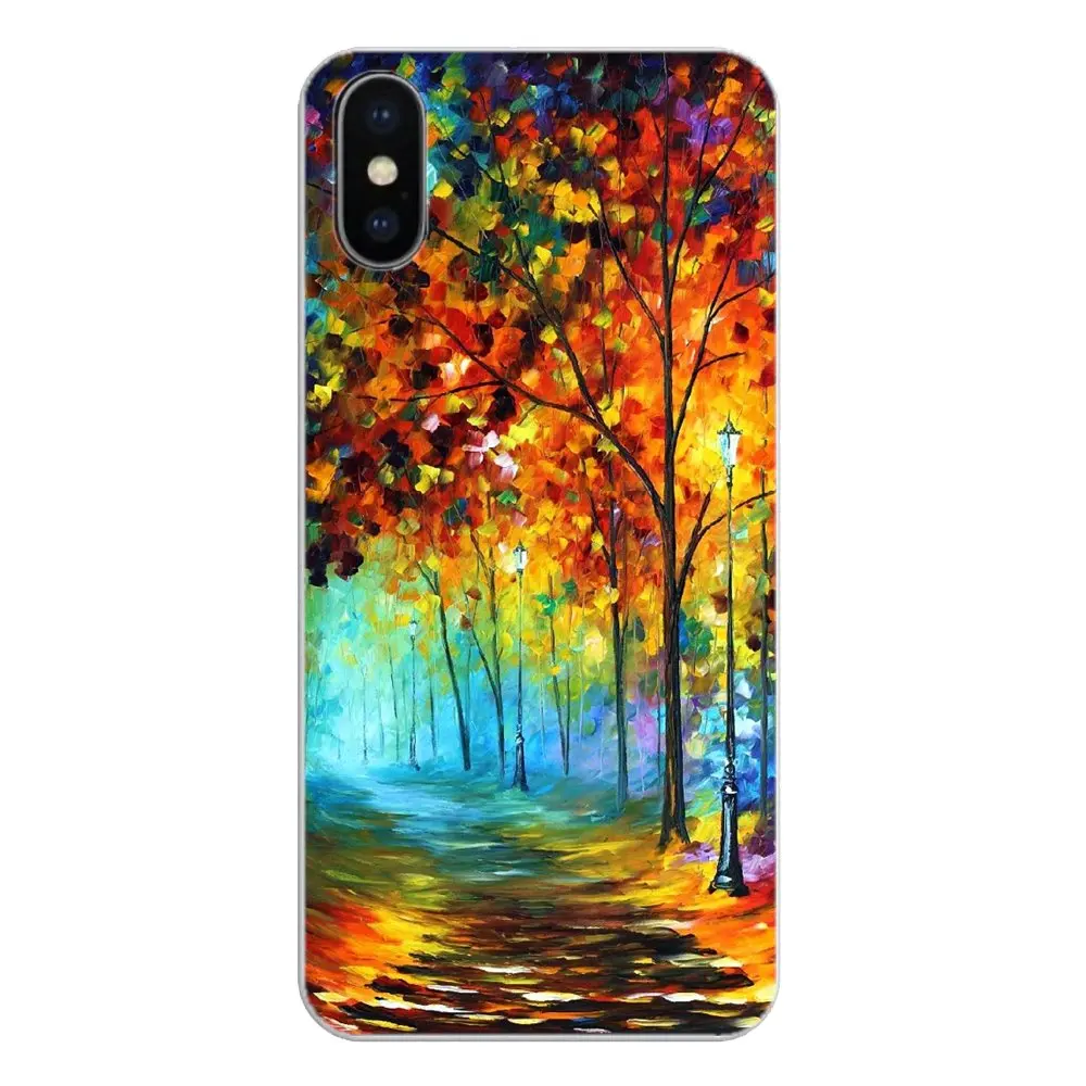 Aura из осень Леонид Afremov картина маслом силиконовый чехол для телефона Motorola Moto x4 E4