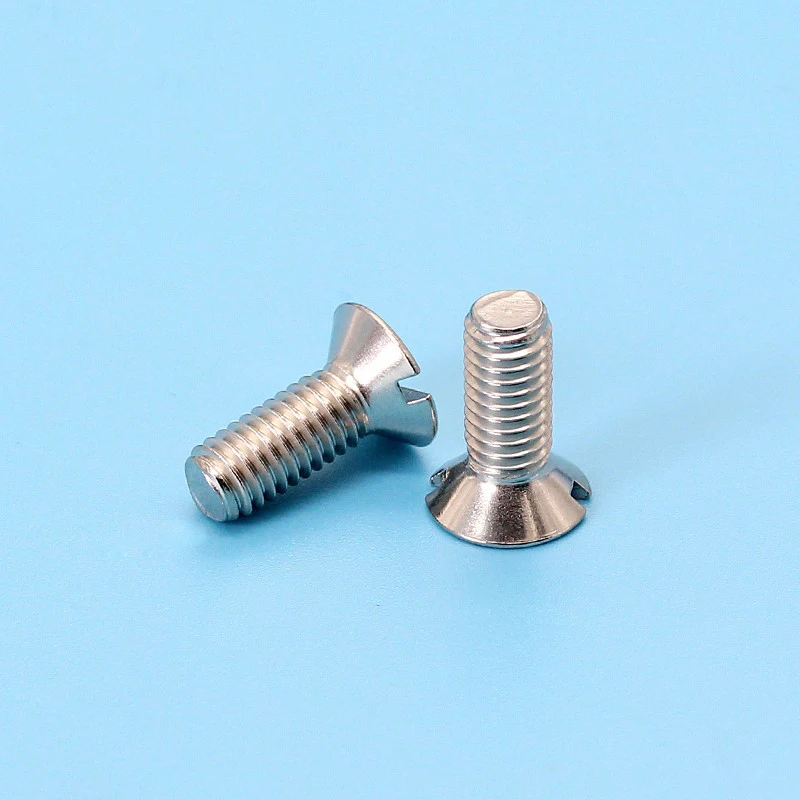 Винты с потайной головкой M8 винты из нержавеющей стали 304 плоской прорезями 12 мм