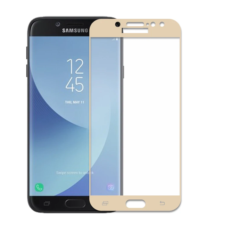 Полноцветное закаленное стекло для Samsung Galaxy J3 J5 J7 2017 года Pro Prime A3 A5 A7 Защитная