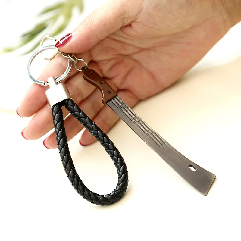 KeyChain Style 17 28 стилей PUBG брелок 98K пистолет винтовка реквизит шлем рюкзак Pan черная кожаная Веревка Брелок открывающийся ключ металлический Автомобильный ключ подвесной - Цвет: KeyChain Style 17