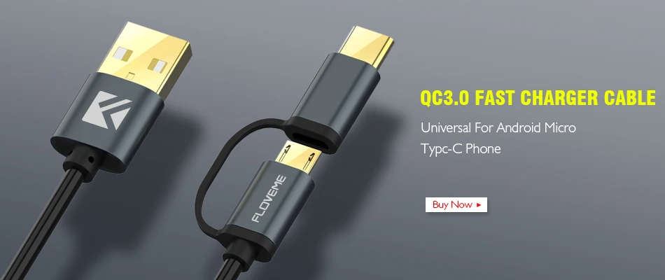 FLOVEME QC3.0 2 в 1 Micro usb type-C кабель для быстрой зарядки для Xiaomi mi8 пружинный usb type-c кабель для huawei samsung 2.8A