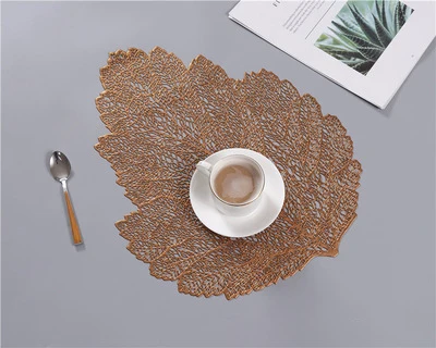4pcs 4 шт. Настольный коврик для подстилки, имитация коралловых веток, декоративный коврик для чашки, коврик, скандинавский ветер, изоляция, Западный коврик для еды, ПВХ подстилка для подстилки - Цвет: 4pcs