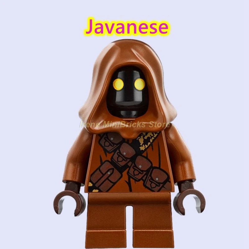 Javanese Звездные войны, клон, штурмовик, Ewok Jabba Han Solo Leia, принцесса Дарт Вейдер, Звездные войны, игрушки для детей, строительные блоки, Звездные войны - Цвет: Javanese