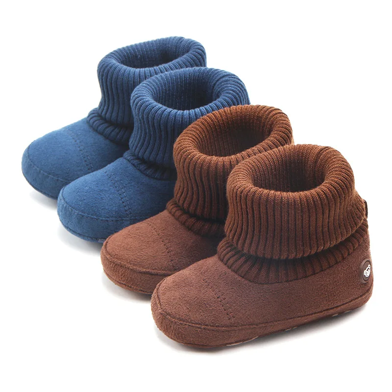 

Children's Winter girl shoes Warm Shoes Cots Carriages Baby First Walkers Boots Kids Newborn Toddler Super Warm Up Flower Boots