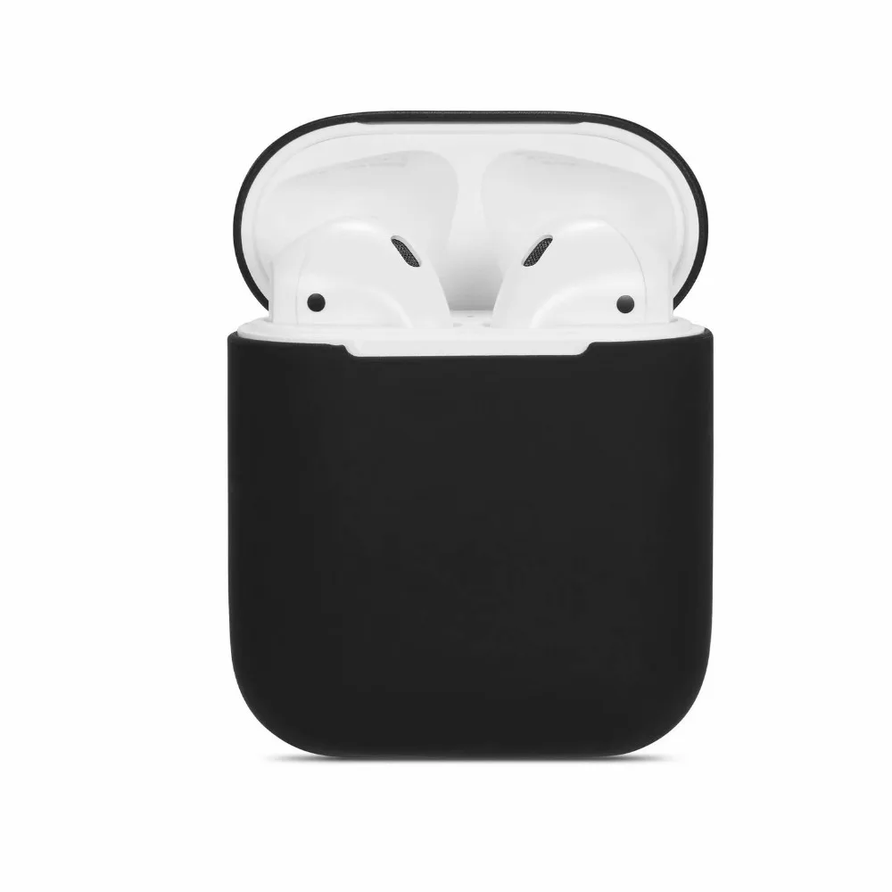 Чехол для AirPods, силиконовый, Bluetooth, беспроводной чехол для наушников, для Apple Airpods 2, защитный чехол, аксессуары для кожи, зарядная коробка, 1 шт