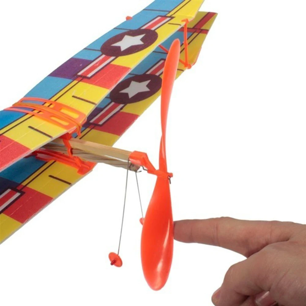 2020 New Arrival Hot Sale Simple Elastic Rubber Band Powered DIY Foam Plane Model Kit Aircraft Educational Toy | Игрушки и хобби
