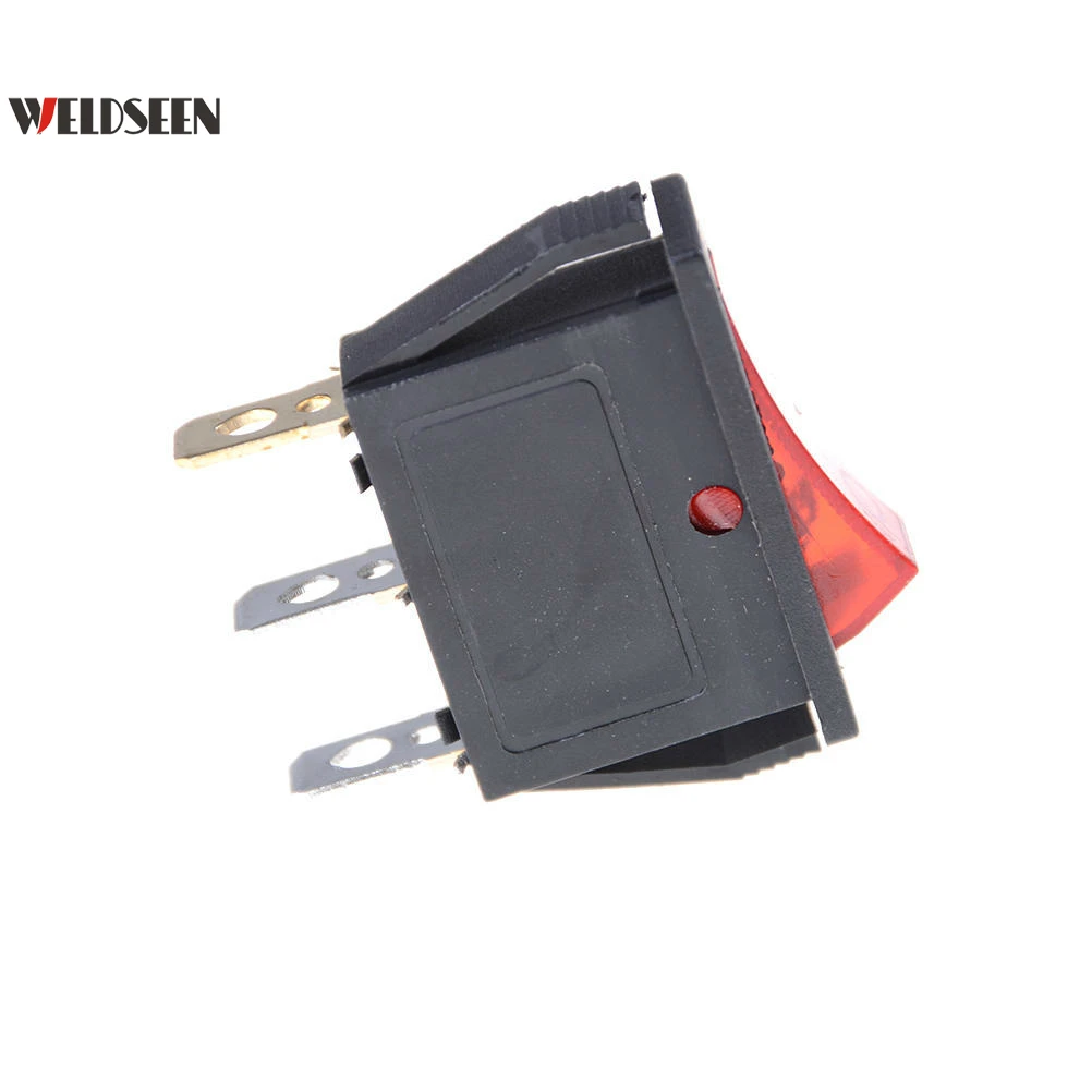 5 шт./лот клавишный переключатель KCD3 3Pin 16A 250V 20A 125 В кнопка включения/выключения
