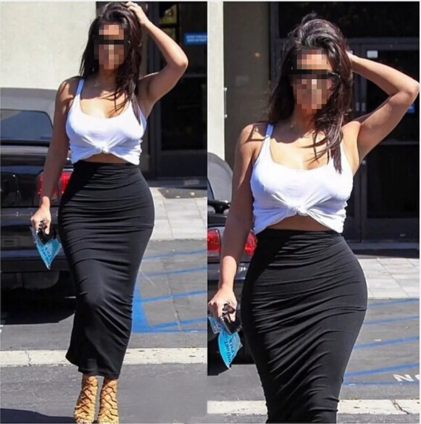 Women Bodycon midi skirt 