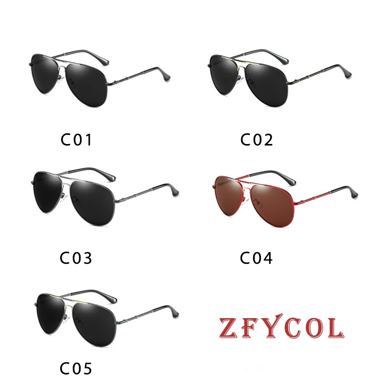 ZFYCOL 2018 бренд дизайн Пилот солнцезащитные очки для женщин мужчин поляризационные