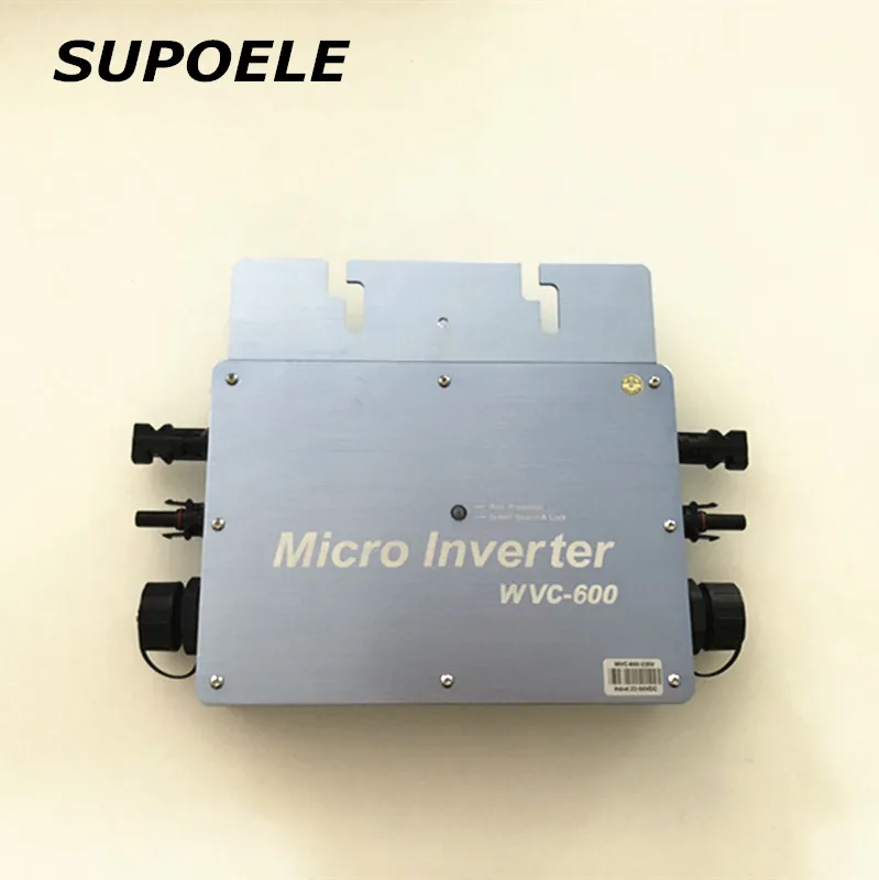Водонепроницаемый IP65 WVC600 Солнечный сетевой микро инвертор микроинвертор Inversor 600