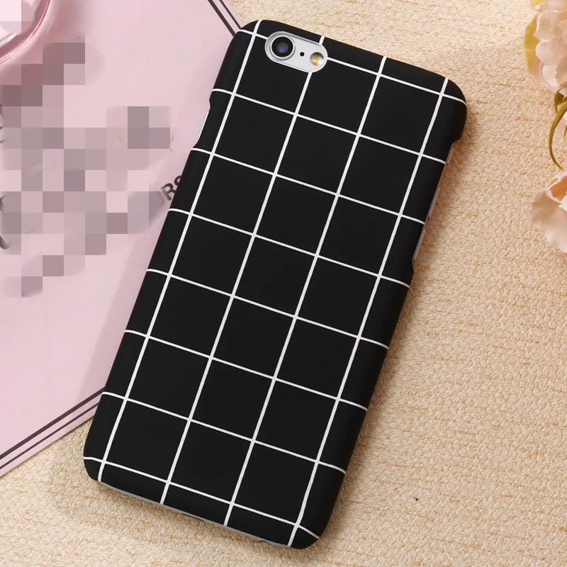 Style 7 XBX чехол пластиковый жесткий чехол для телефона чехол для iPhone 5 5S SE 7 8 Plus Тонкий чехол в геометрическую полоску для iPhone XR Xs Max X 6 6S Plus - Цвет: Style 7