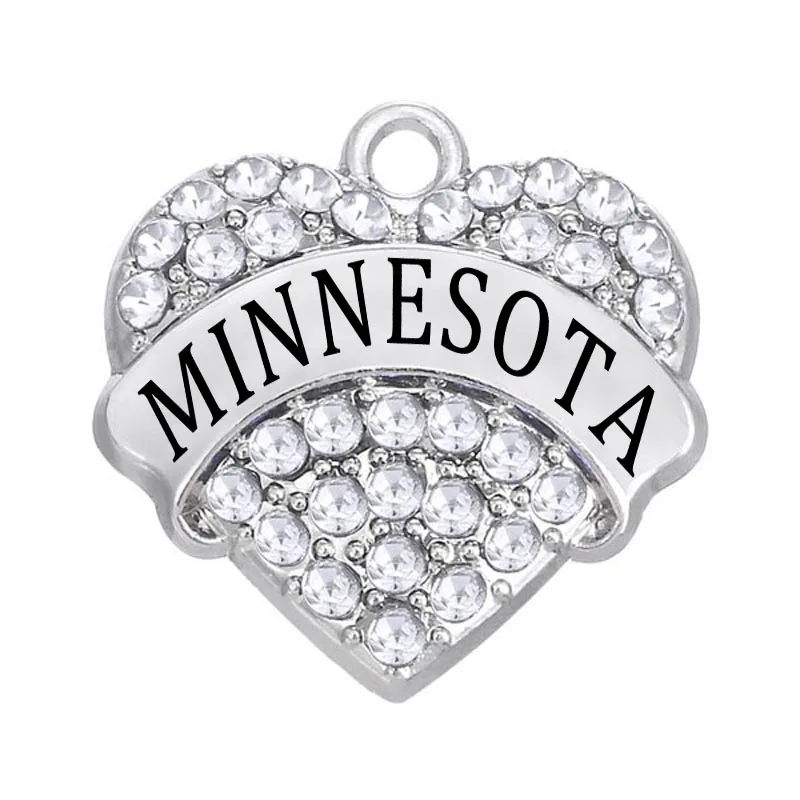 Ювелирные изделия персонализированный дизайн Стразы США Миннесота сообщения