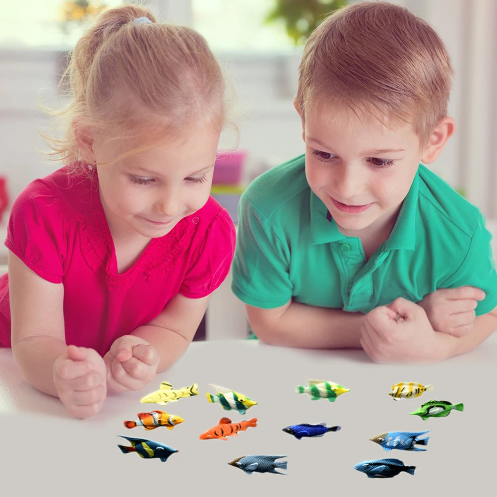 Образование Детские Kids12 шт Мини Тропическое морской рыбы фигурки животных