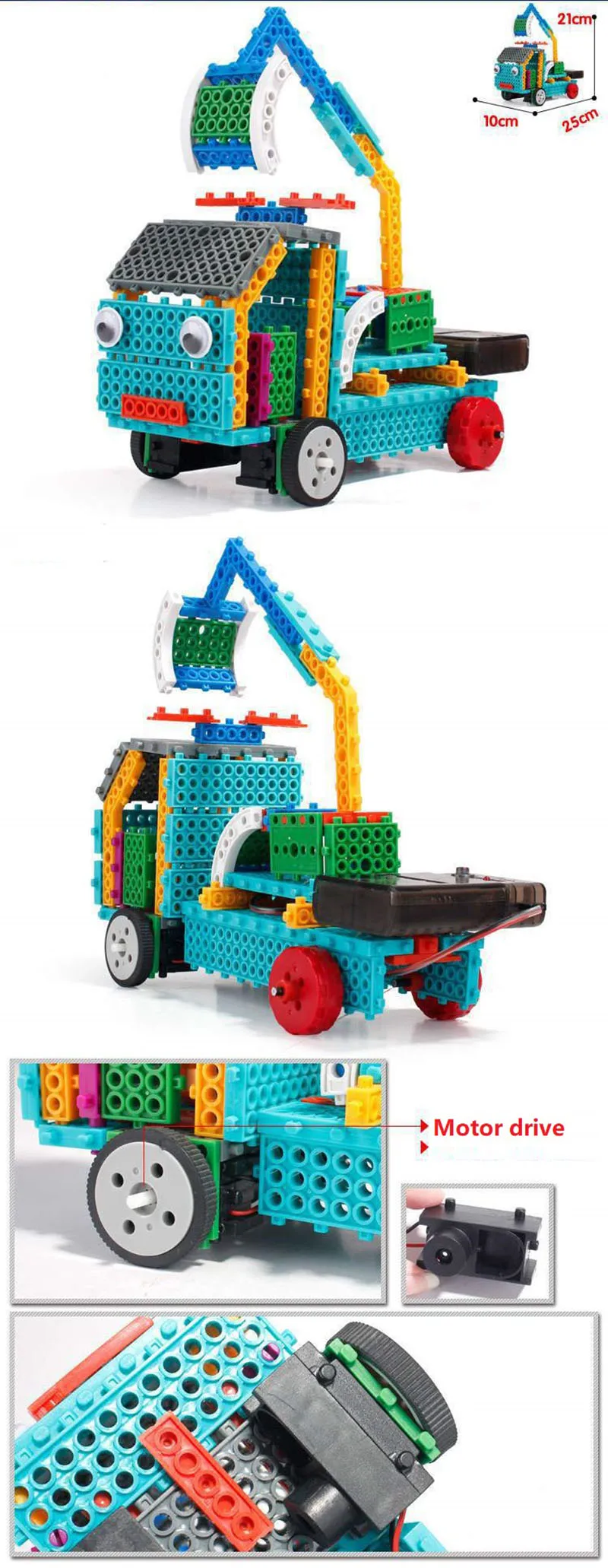 RC игрушки 128 шт./компл. 4 в 1 DIY Стволовые игрушки различные электронная Сборка строительные блоки модель игрушки детские блоки дистанционного управления игрушки