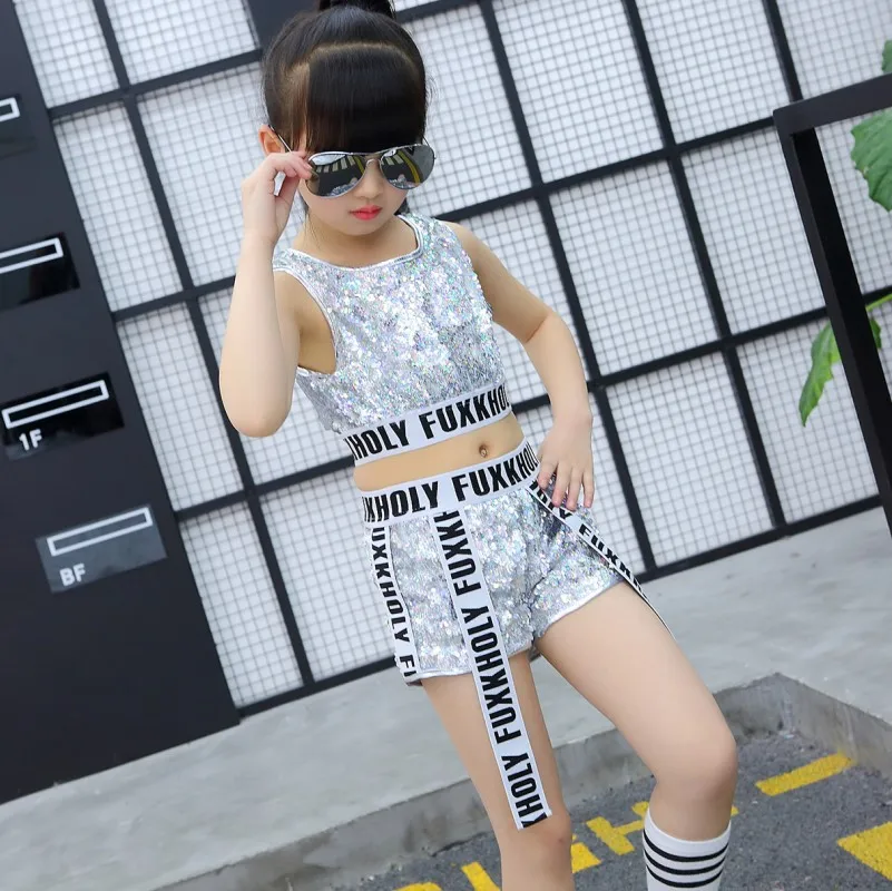 2019 новый современный танцев джаза костюмы для детей Одежда в стиле хип-хоп