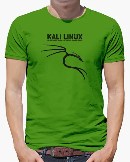 Лето Новых людей Прибытия футболка Кали Linux Короткие Уличная Хлопок дворец Hipster