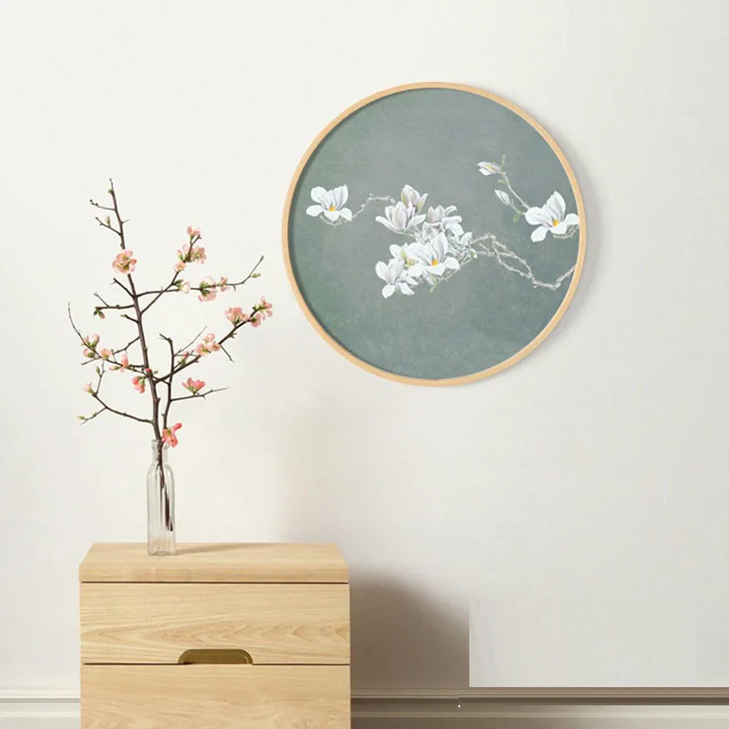 EECAMAIL Modern Chinese Style Living Room Diamond Painting Magnolia Flowers Restaurant Embroidery Porch Study Home Decor | Дом и сад